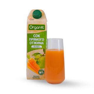 Сок "Organic" Яблоко Морковь 1 л