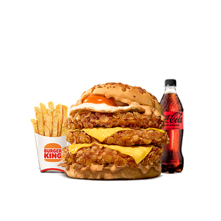 Menú Stacker Huevo Triple Pollo