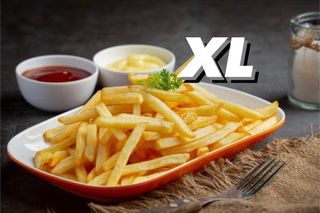 Картопля фрі XL(400грам) з соусом 