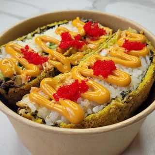 Суши бургер с семгой