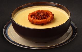 Supă cremă cu bacon