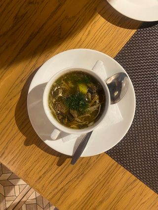 Суп лапша с грибами