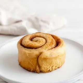 Rolinho de canela vegan