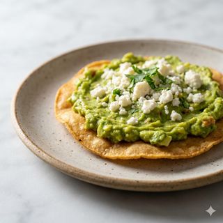 Tostadas de guacamole