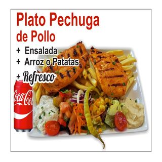 Menú Plato Pechuga De Pollo