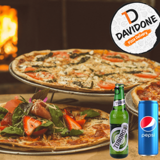 3 x Pizza Mica + 3 Bauturi  147ron