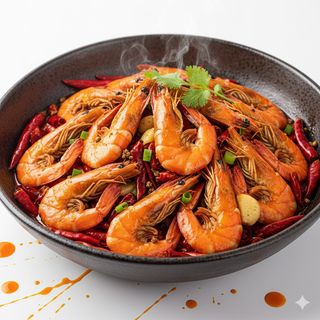 Gamberetti saltati piccante 香辣虾