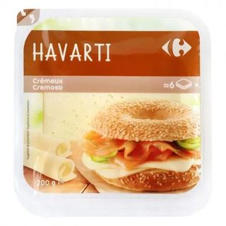 Queso Havarti en Lonchas Carrefour 200 Gr.