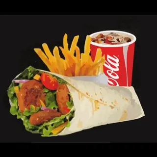 Menu Piadina/ arrotolato falafel