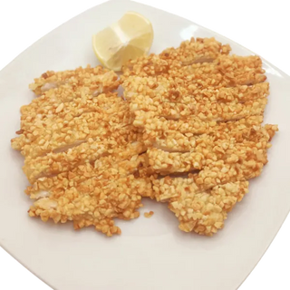 Pollo frito almendrado