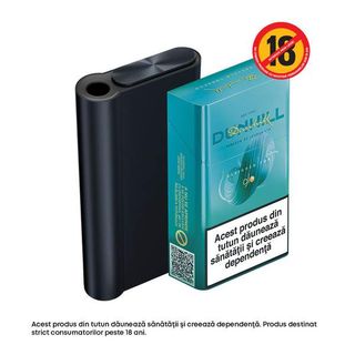 Starter Kit HYPER X2 AIR BLACK + Dunhill designed for glo Emerald Tobacco