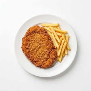 Plato De Ternera Empanado