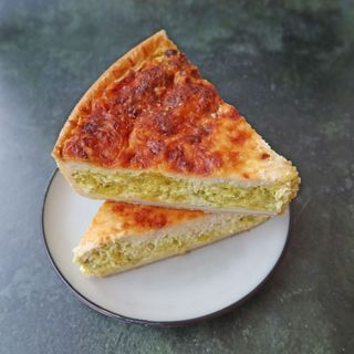Quiche De Puerros Y Queso Emmental