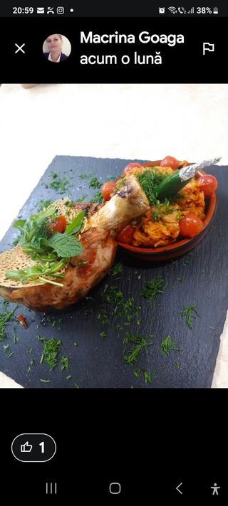 Ciolan de porc  la cuptor