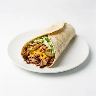 Tortilla szarpana wieprzowina piri piri