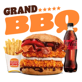 Menú Grand Bbq Doble Pollo Grande