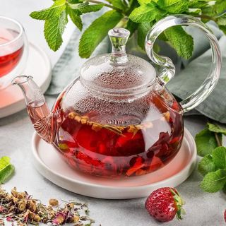 Клубнично-персиковый чай (чайник)