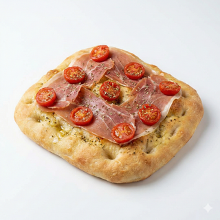 Focaccia De Ajo Y Jamón Serrano