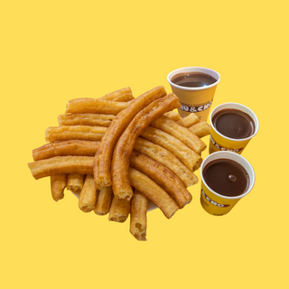 Pack para 3 churros y chocolates o bebida a elegir