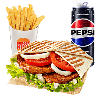 Podwójny Halloumi Pocket Zestaw