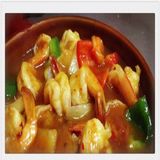 Gambas Con Curry