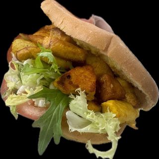 Pita chicken chica + patatas