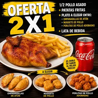Menú 2X1