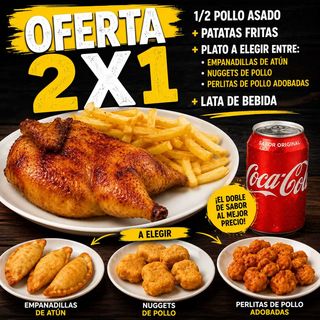 Menú 2X1