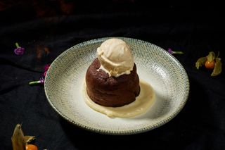 Tortino de ciocolată belgiană și înghețată