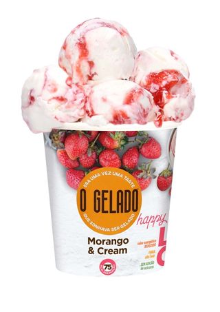 Morango&Cream LOW CAL 460ml