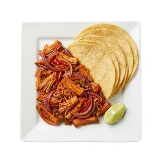 Cochinita (250 gr.) 6 tortillas de maíz