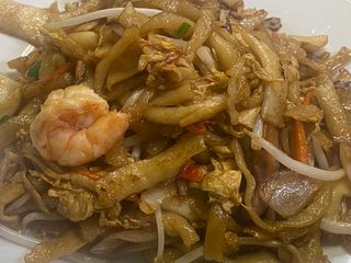 Ramen Fritos Con Mariscos