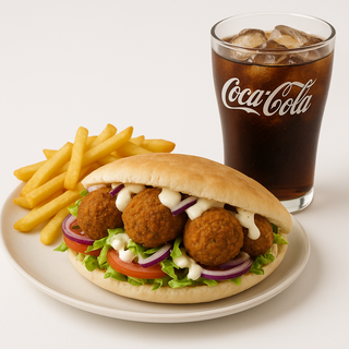 Menú De Pita Falafel