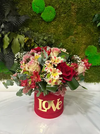 BOX FLOWER LOVE