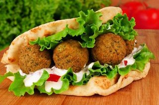 Menú Pita Faláfel Vegetariano