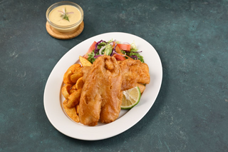Coconut Mustard Crust Fish