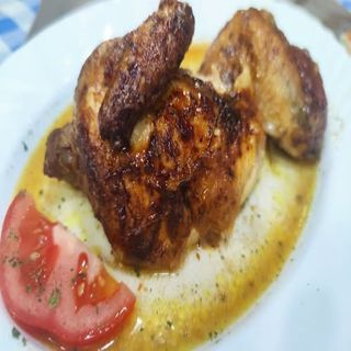 Menú 5, 1/2 Pollo Asado
