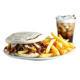 Menú Cachapa + Patatas + Bebida