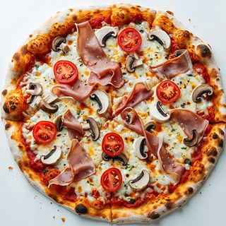 Prosciutto e funghi