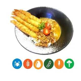 55 GAMBA CON ARROZ AL CURRY（咖喱虾饭）/PRAWN WITH CURRY RICE
