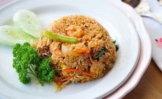 ბრინჯი ზღვის პროდუქტებით