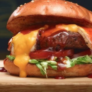 Menú Hamburguesa Queso De Cabra