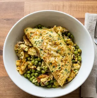 Petit Pois Omelette - Ration De Pain
