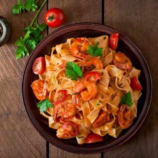 Tagliatelle sa gamborima u sosu od cherry paradajza 350g