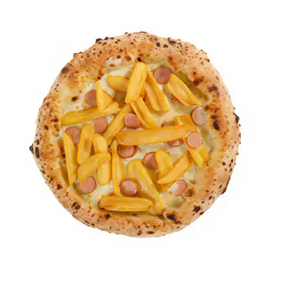 Pizza Wurstele e patatine