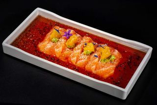 035 Carpaccio green salmon 4 pezzi