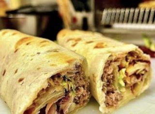 Wrap hamburger