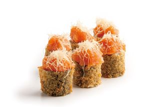 44. Hosomaki sake fritti - 6 pezzi