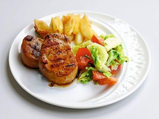 Danie z polędwiczkami duże