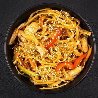 Лапша вок с курицей